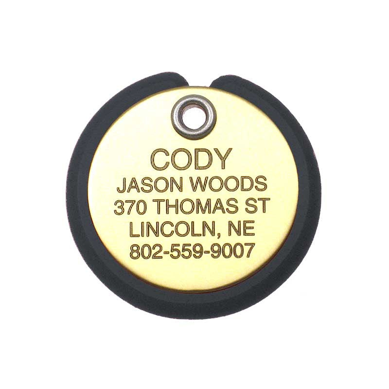 Round Frame Tag, - Lucky Pet